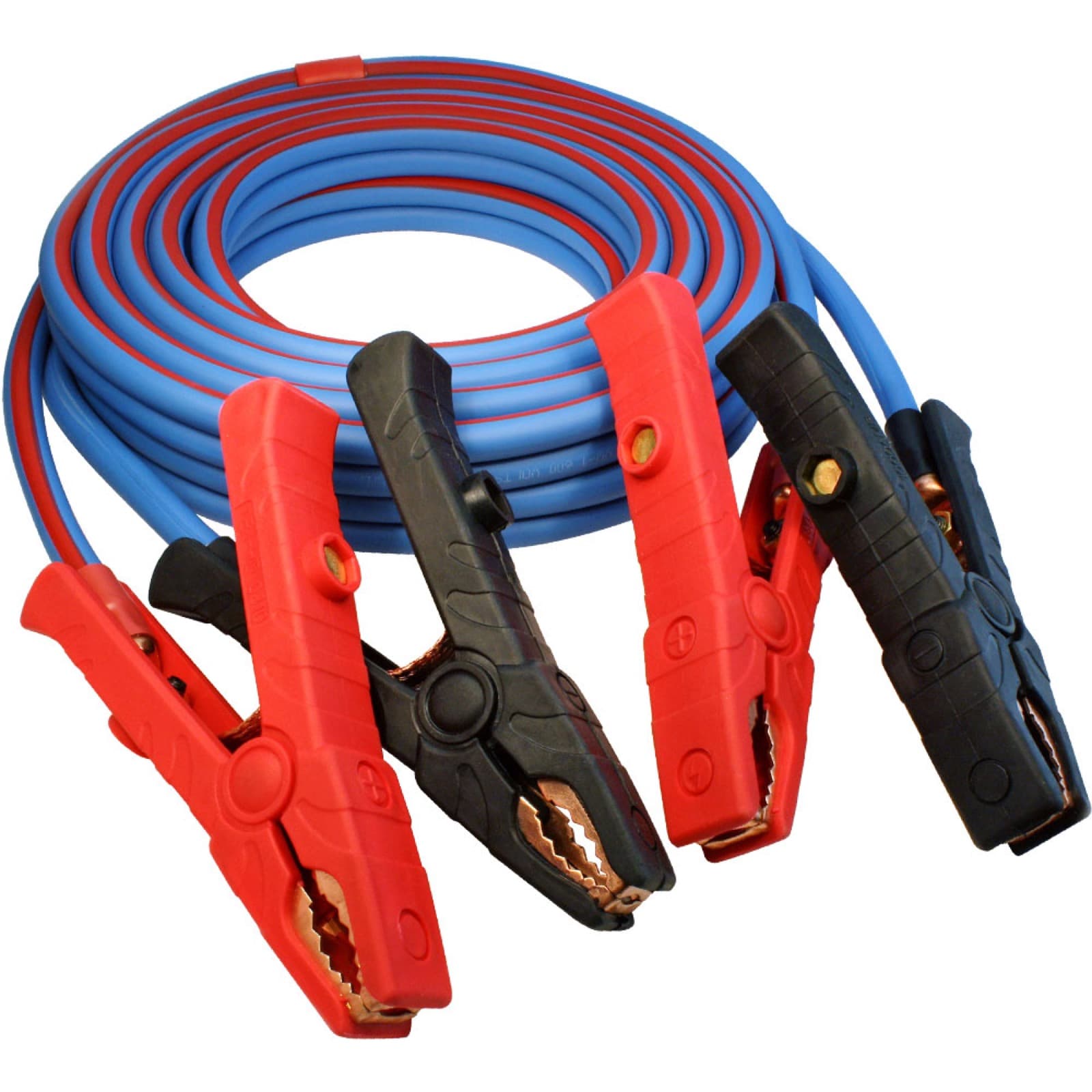 Heavy-duty Arctic Superflex Blue booster cables with 1000 amp clamps