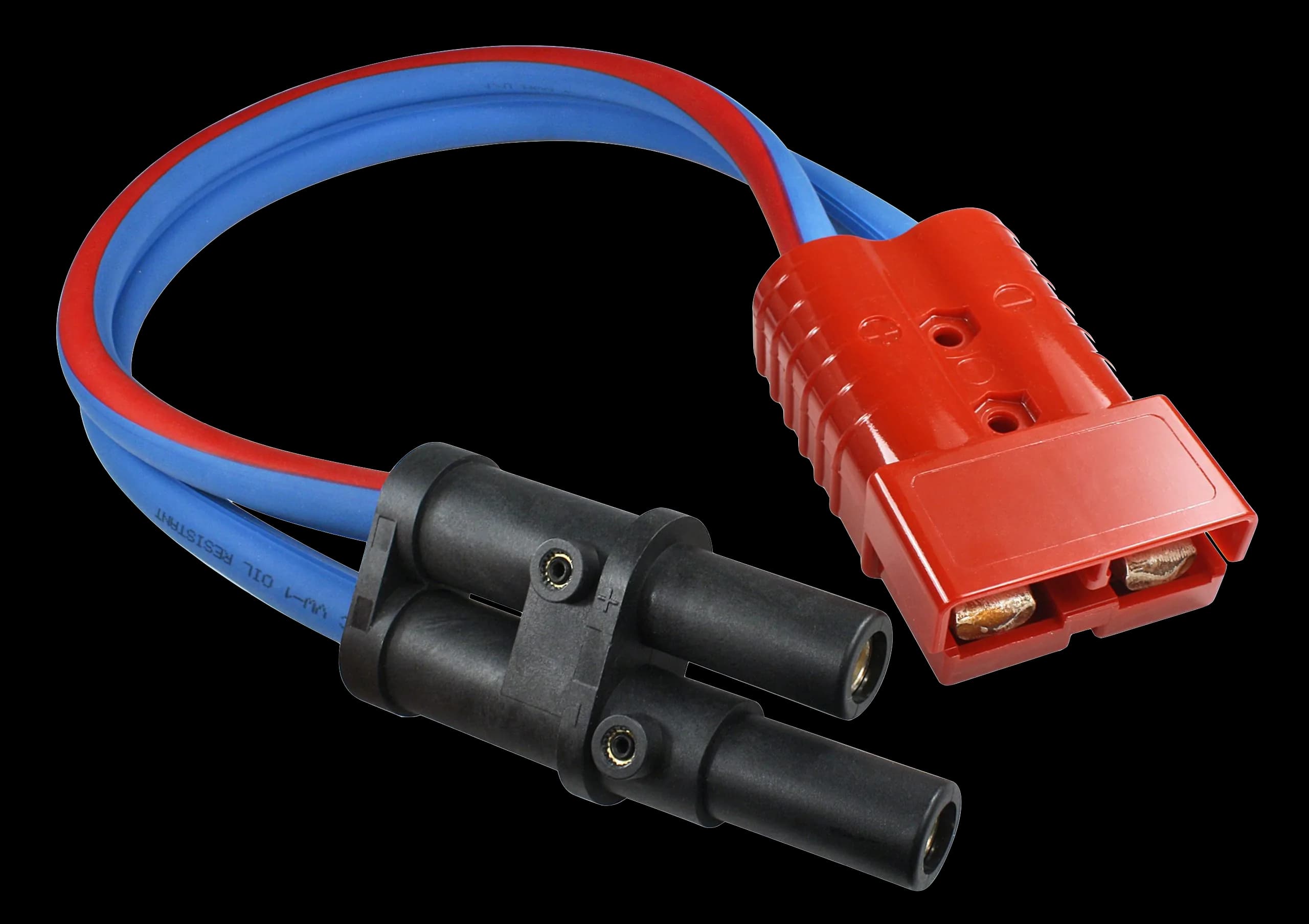 Jumpstart cable with anderson plug and J1283 SAE plug end