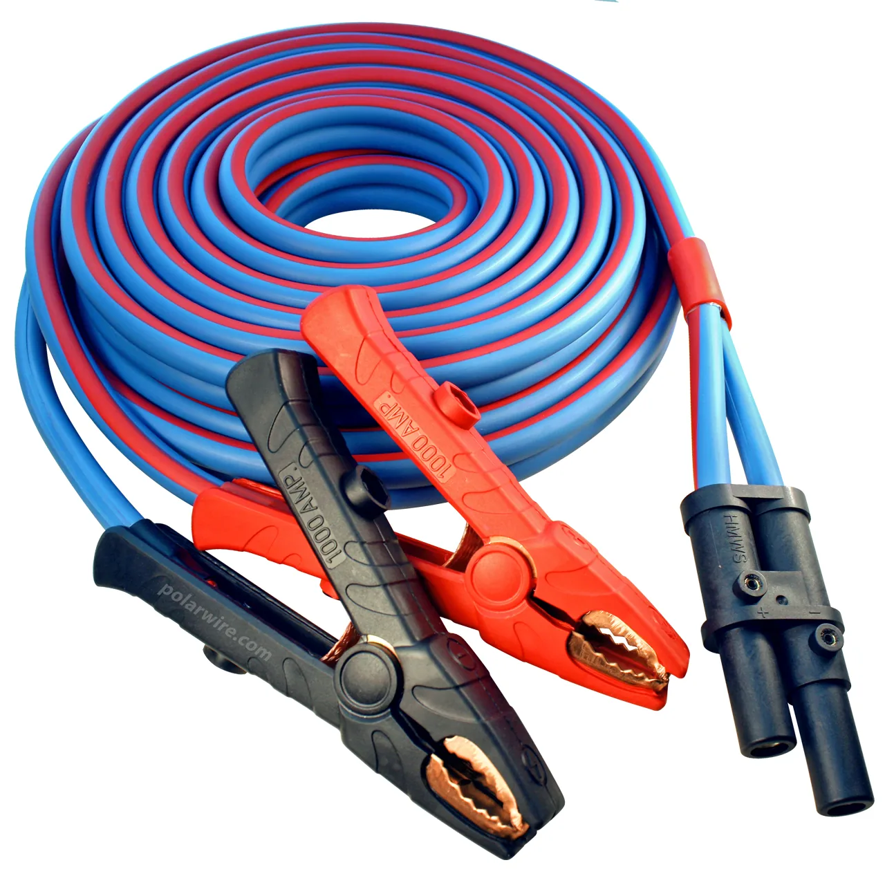 SAE J1283 plug to clamp jump start cable
